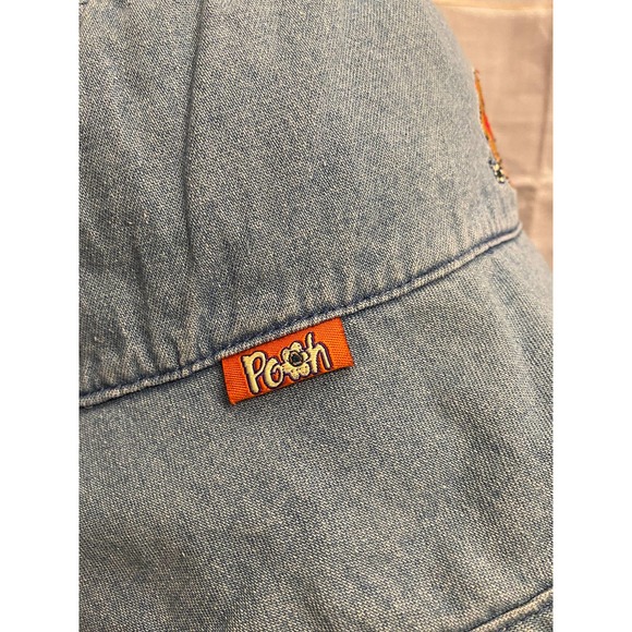 Disney,”Pooh”, Adult Denim Bucket Hat with embroidered Pooh and Tigger - Picture 5 of 12